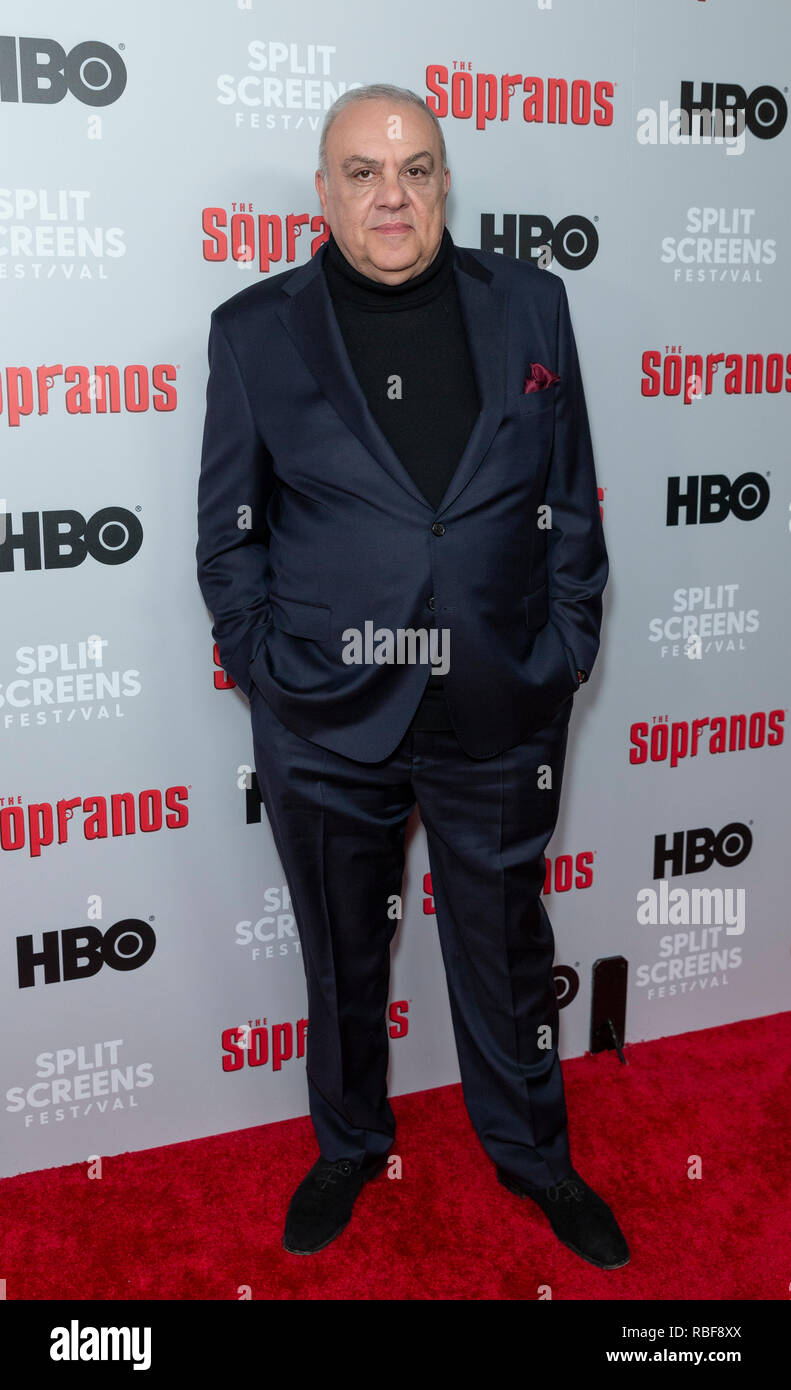 New York, NY January 9, 2019 Vincent Curatola attends The Sopranos