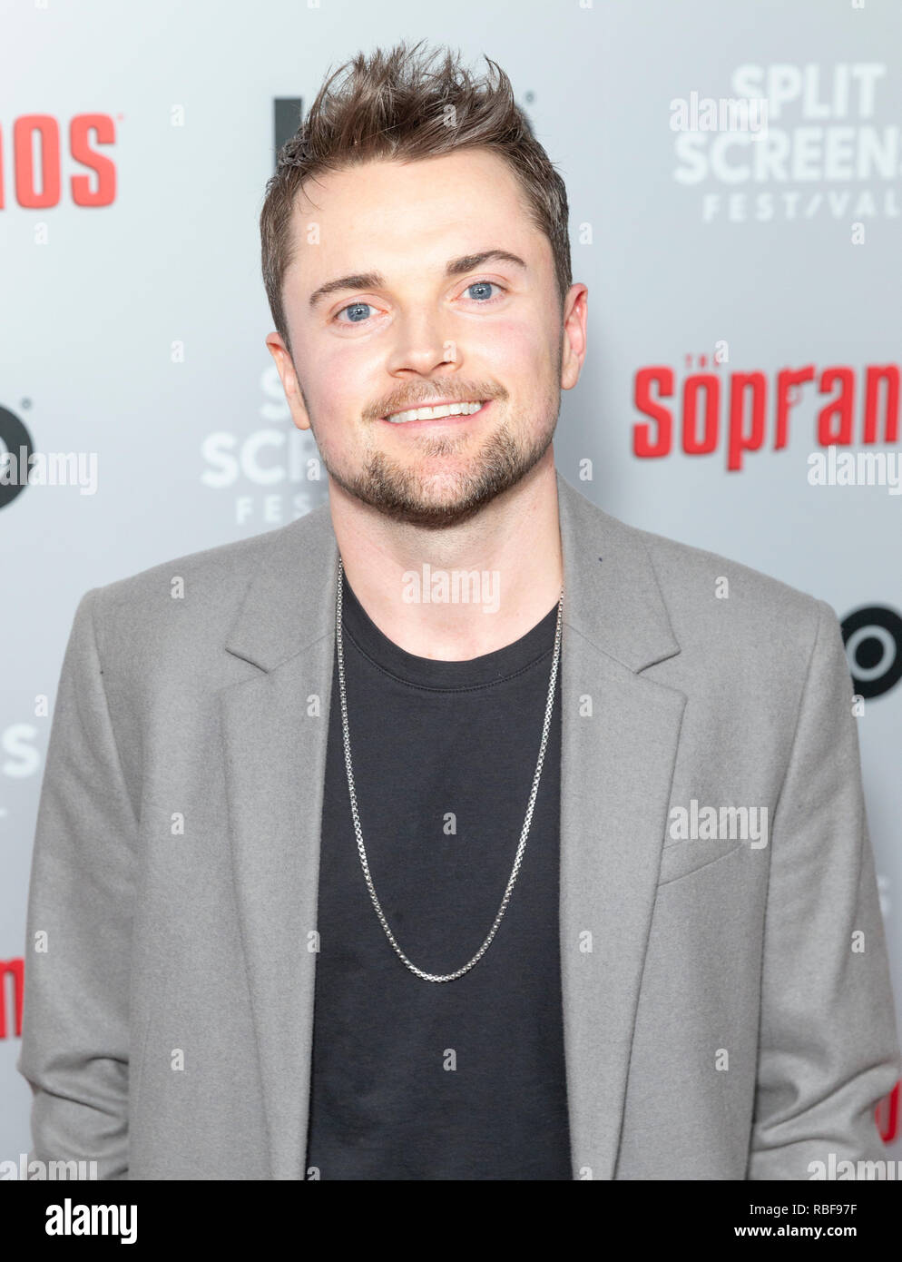 New York, NY - January 9, 2019: Robert Iler attends The Sopranos 20th Anniversary screening and discussion at SVA Theater Stock Photo