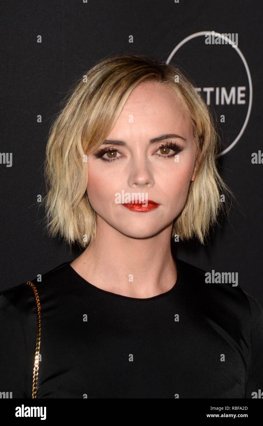 Los Angeles, CA, USA. 9th Jan, 2019. Christina Ricci at arrivals for Lifetime Winter Movies Mixer, Andaz West Hollywood, Los Angeles, CA January 9, 2019. Credit: Priscilla Grant/Everett Collection/Alamy Live News Stock Photo