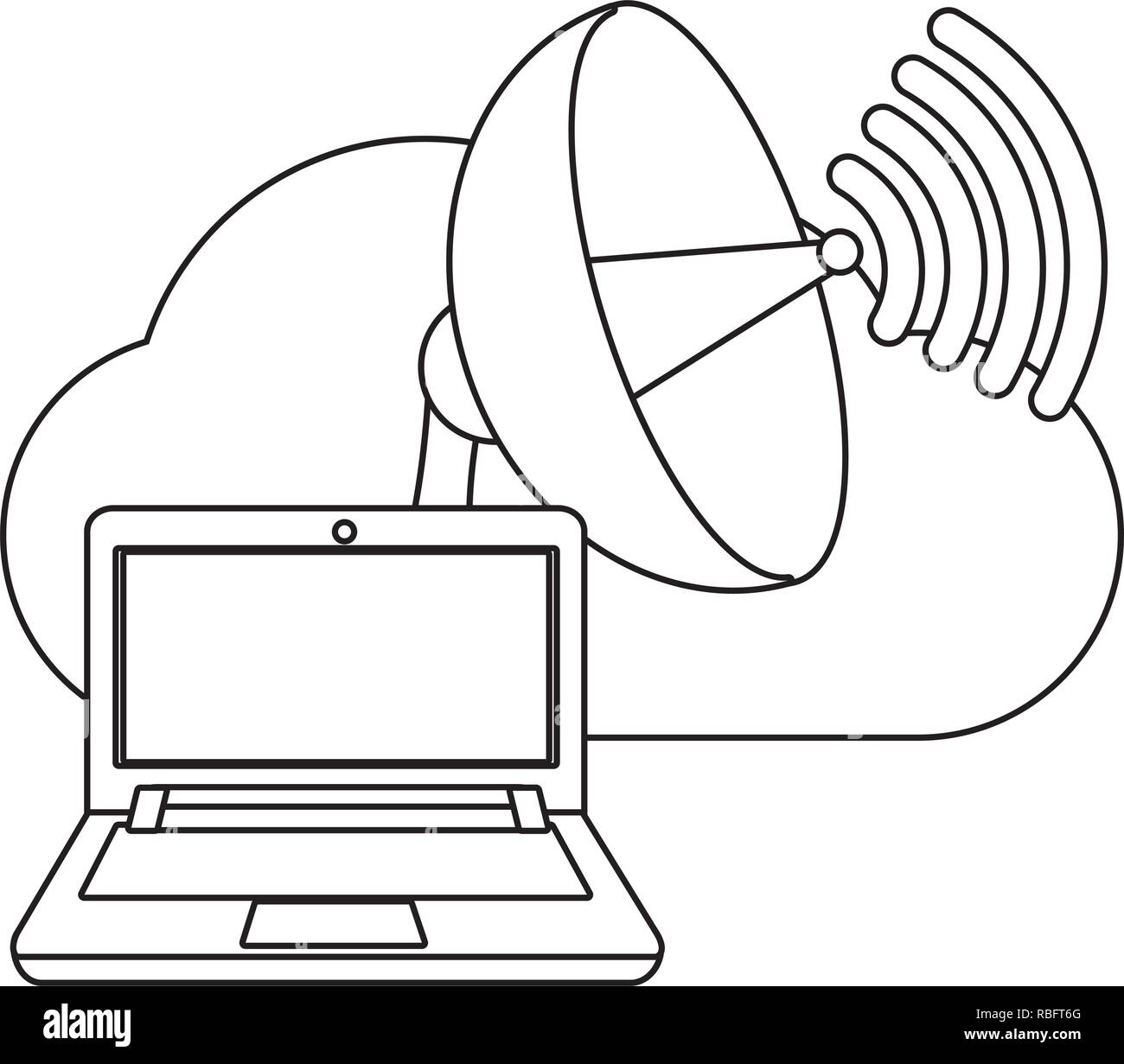 technology computing cartoon Stock Vector Image &amp; Art - Alamy