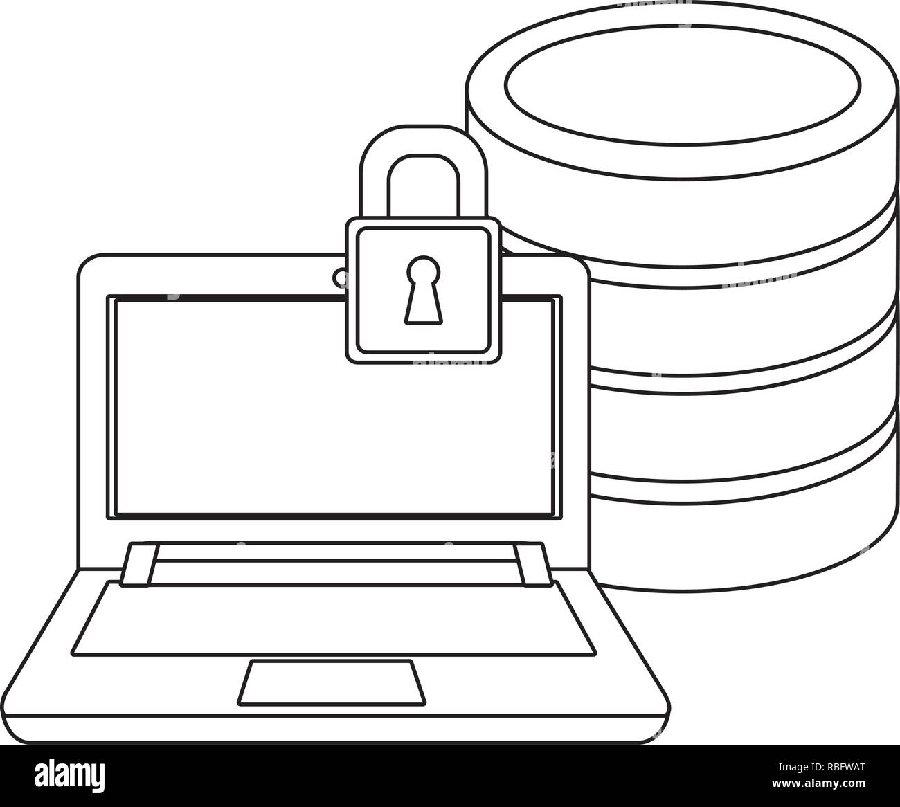 technology computing cartoon Stock Vector Image &amp; Art - Alamy