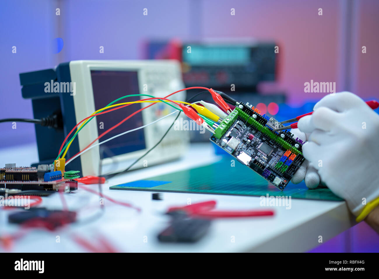Development of electronic devices in the modern electronics laboratory ...
