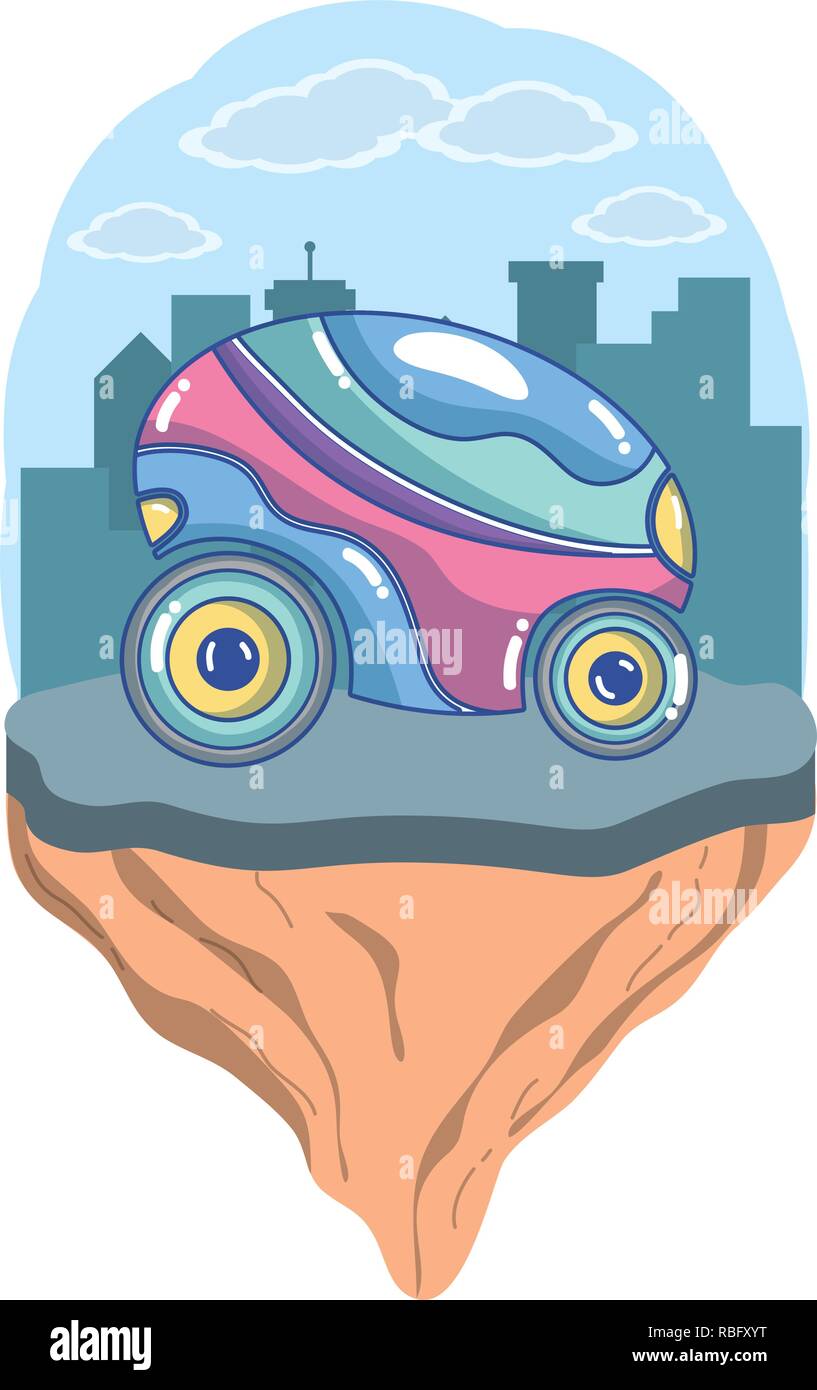 Future City Illustration High Resolution Stock Photography and Images