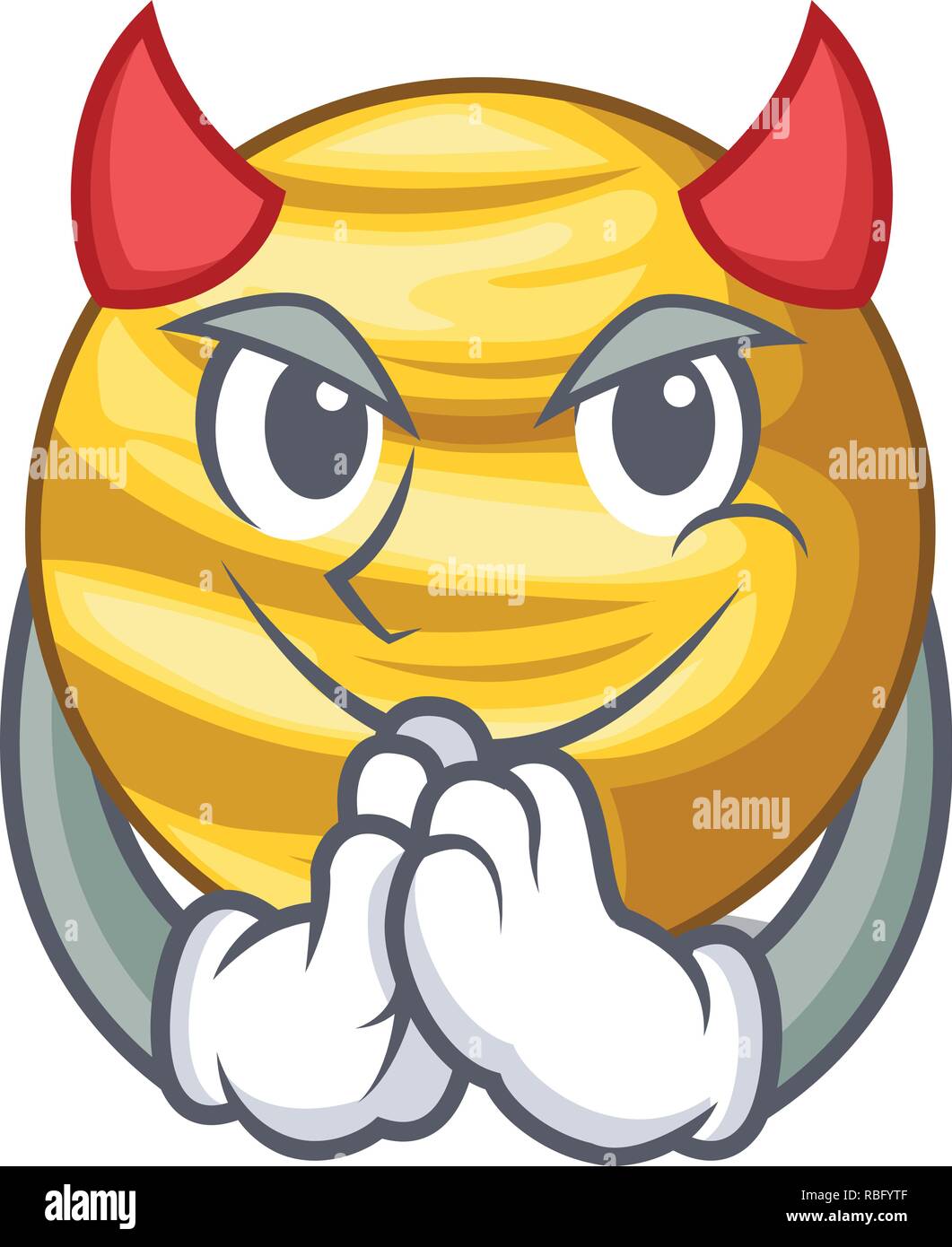 Devil shape planet Venus is very beautiful Stock Vector Image & Art - Alamy
