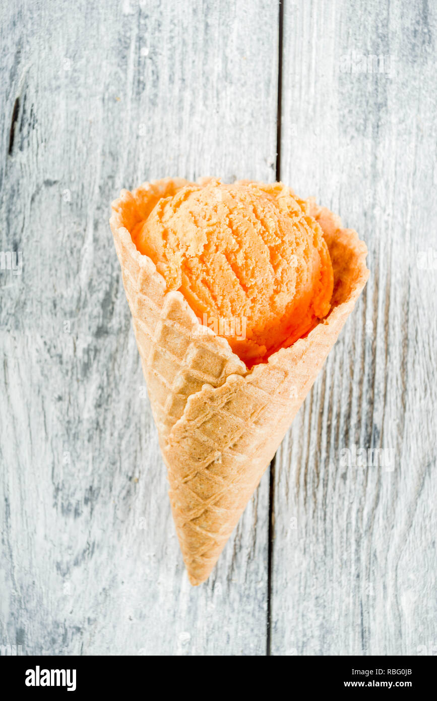 The Process of Making Ice Cream on a Street Ice Cream Maker. Instant Ice  Cream Preparation with a Spatula. Stock Photo - Image of chef, preparing:  149039890