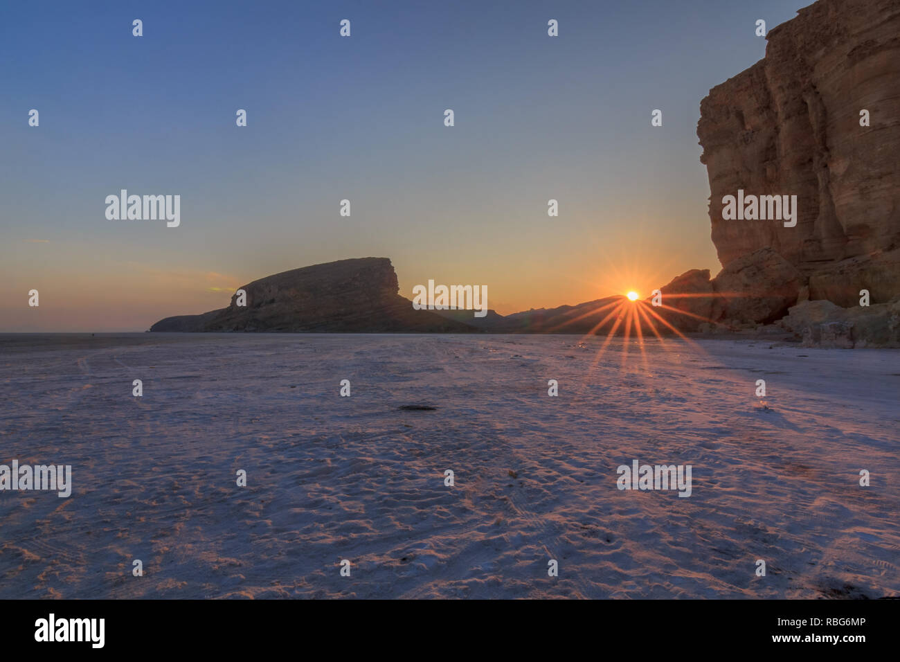Sunset In The Kazim Dashi Urmia Lake West Azerbaijan Province Iran Sunset In The Kazim Dashi Urmia Lake West Azerbaijan Province Iran