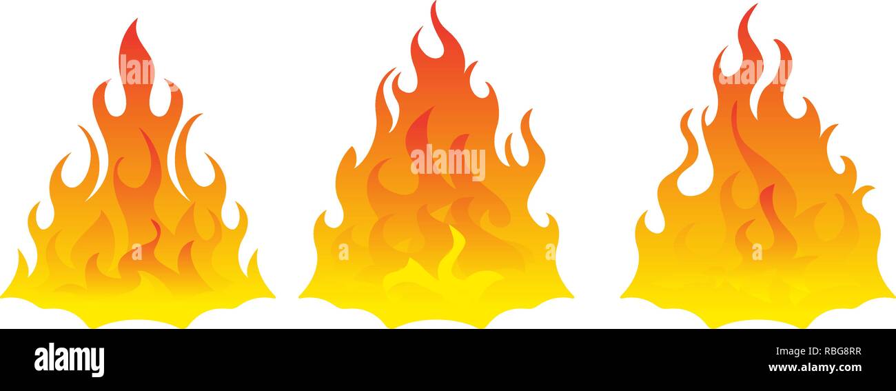 Bonfire set. Design element Stock Vector Image & Art - Alamy