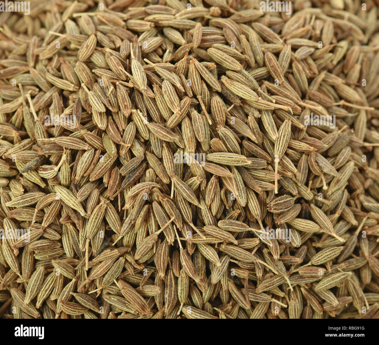 Caraway seeds full frame image background Stock Photo