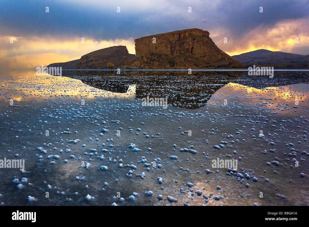 Urmiya Urmia lake-Kazim Dashi,West Azerbaijan province, Iran Stock Photo - Alamy