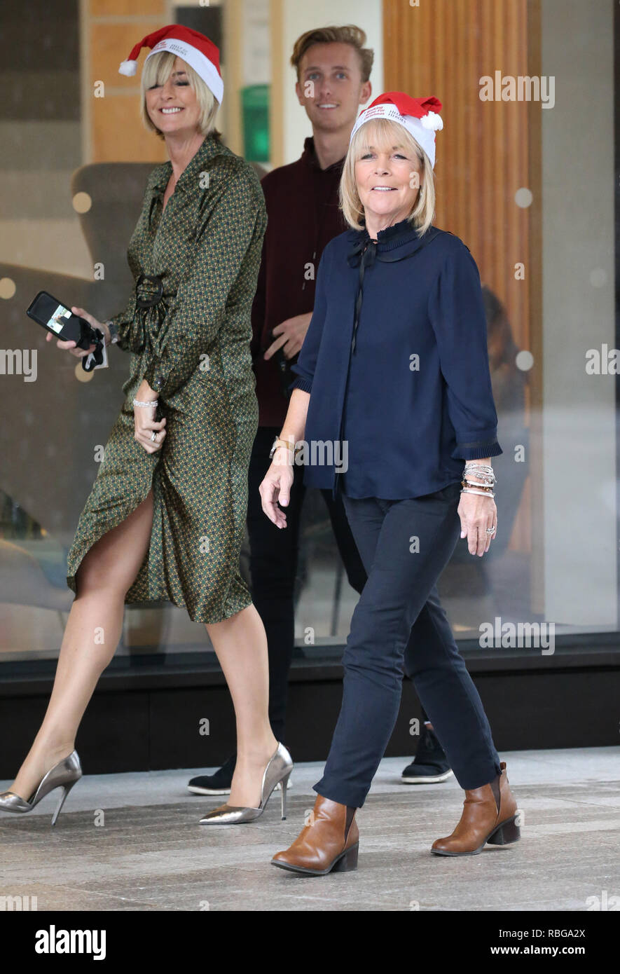 Linda Robson and Jane Moore outside ITV Studios Featuring: Linda Robson