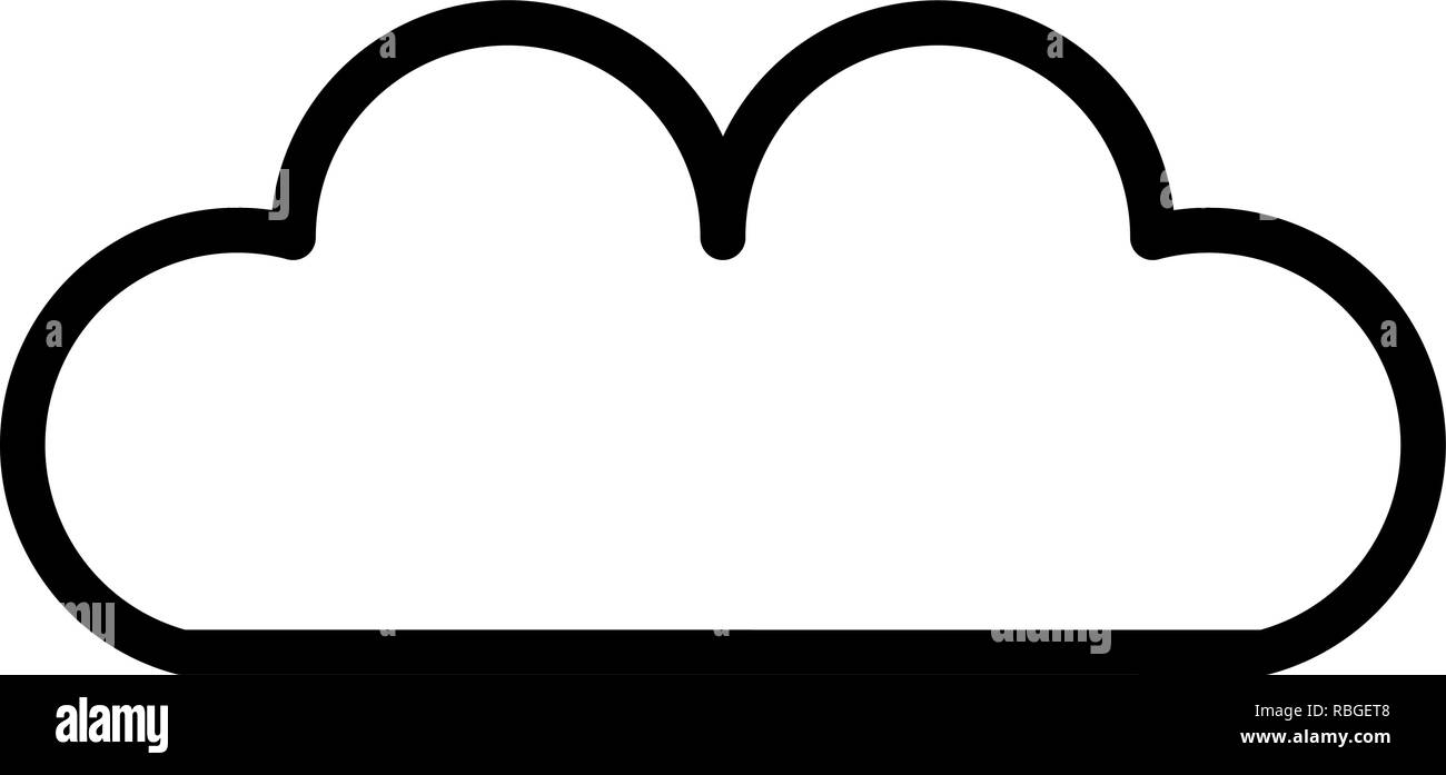 Vector Cloud Icon Stock Vector Image & Art - Alamy