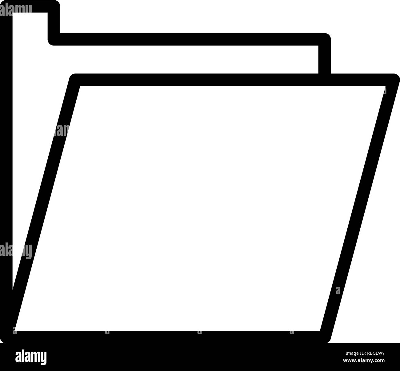 Vector Folder Icon Stock Vector Image & Art - Alamy