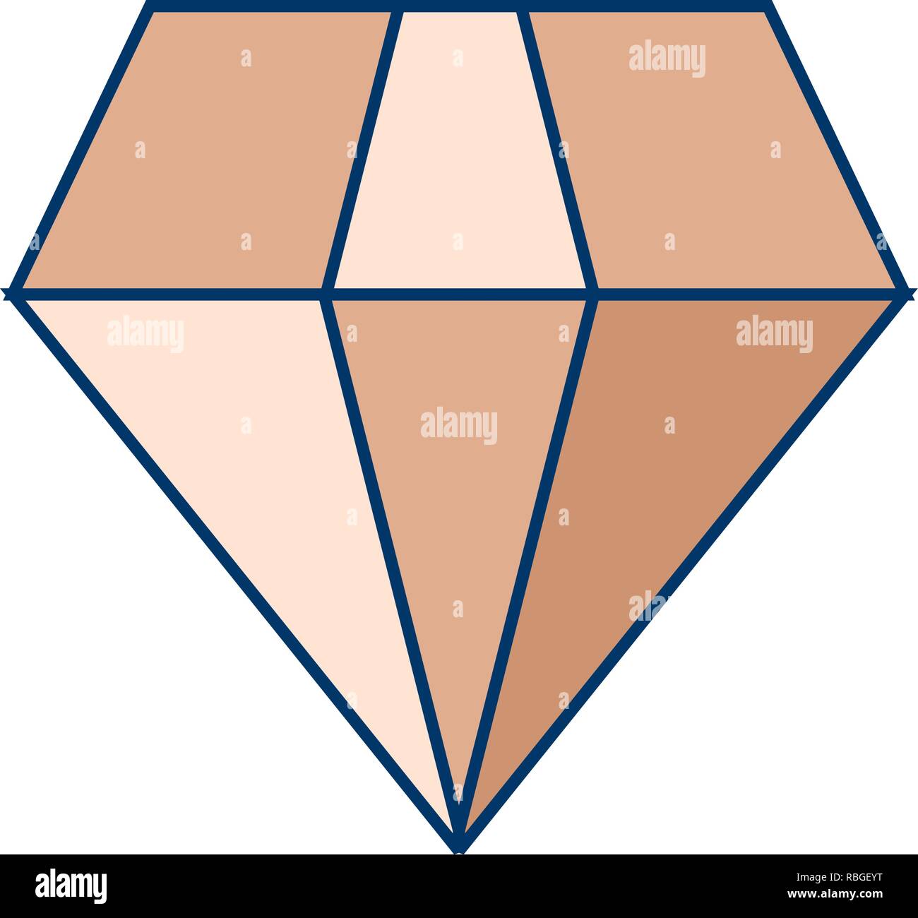 Vector Diamond Icon Stock Vector Image & Art - Alamy
