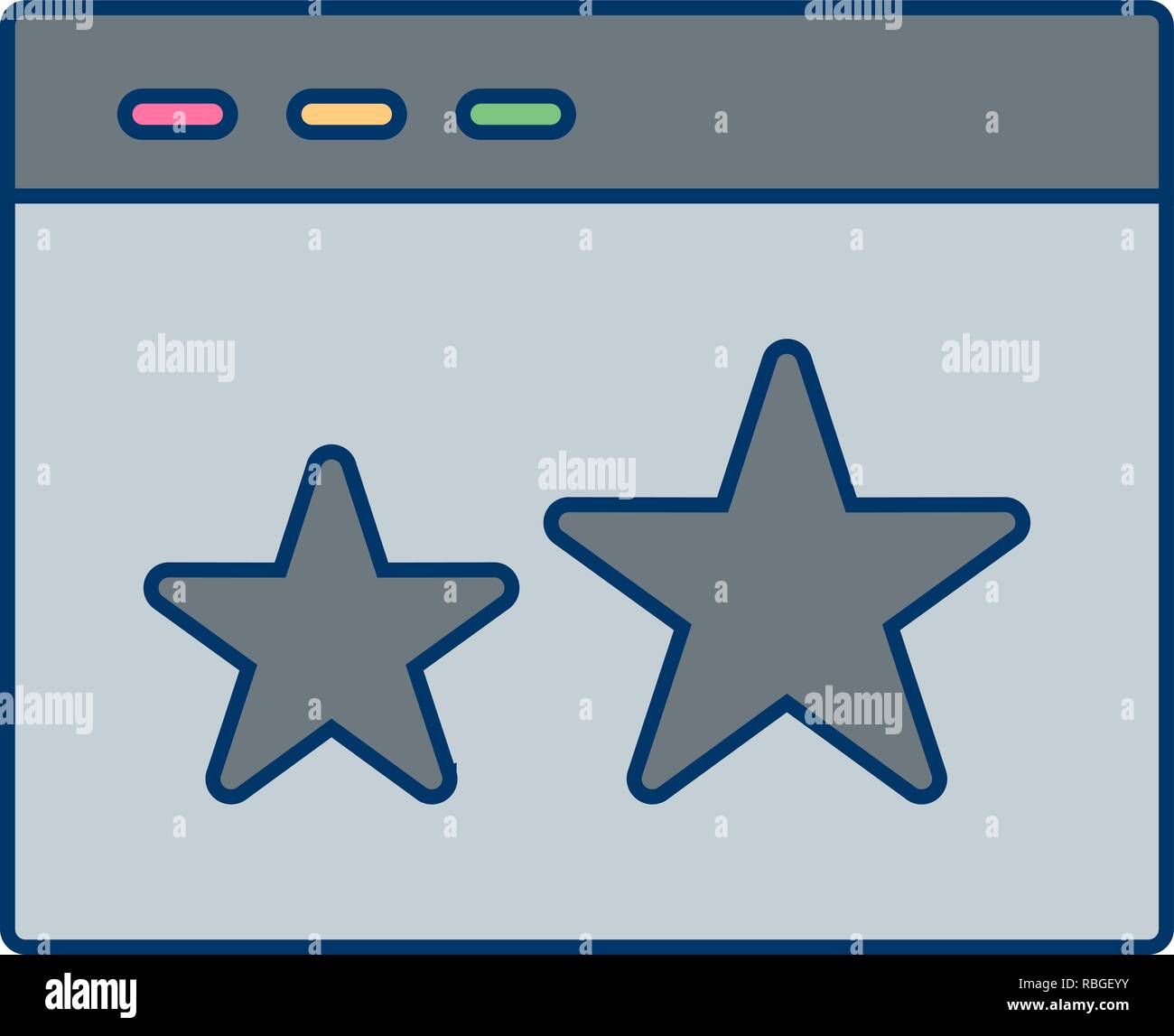 Starred vector vectors Stock Vector Images - Alamy