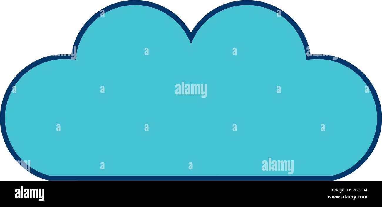Vector Cloud Icon Stock Vector