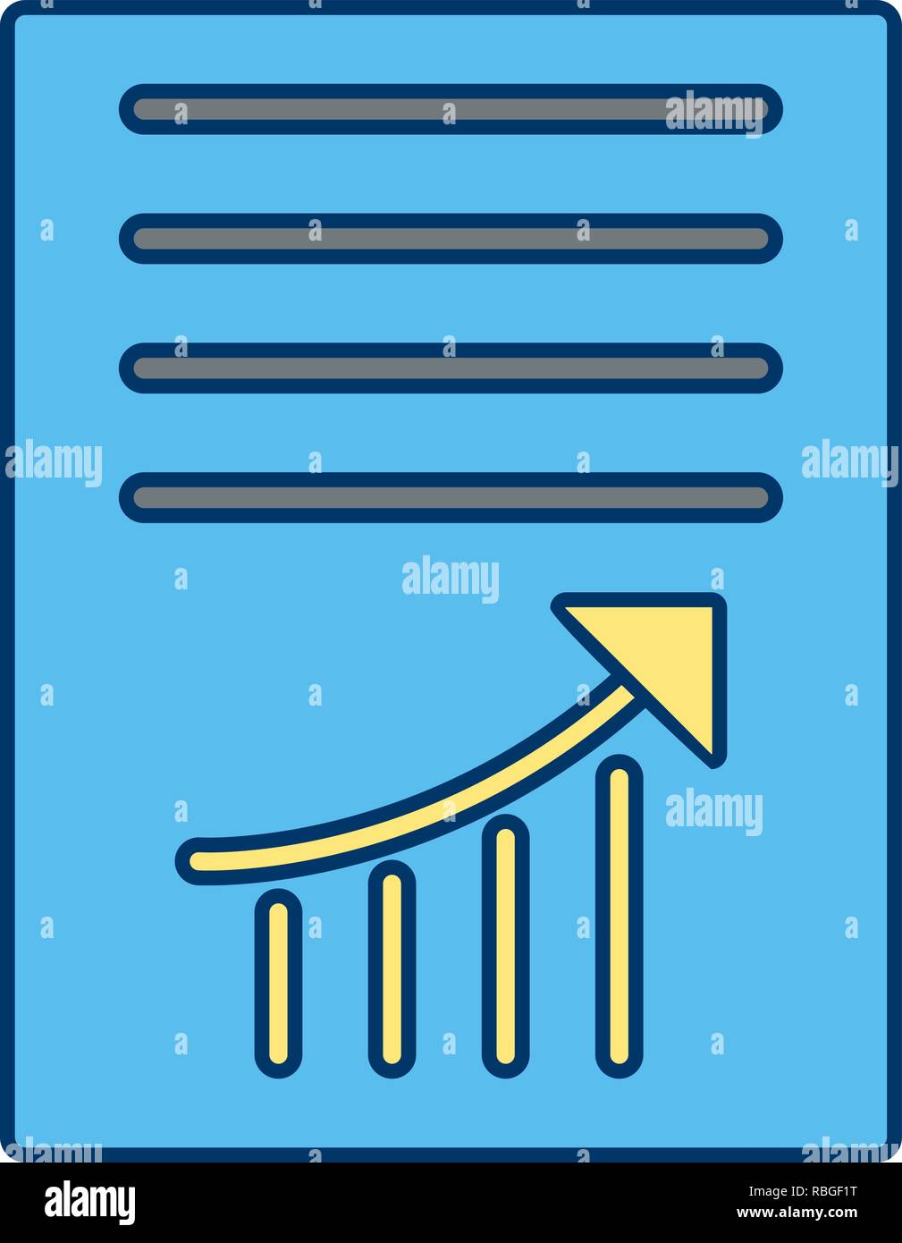 Vector Article Marketing Icon Stock Vector