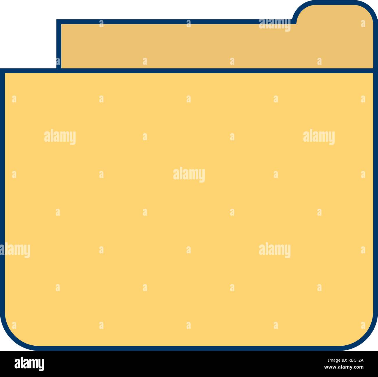 Vector Folder Icon Stock Vector