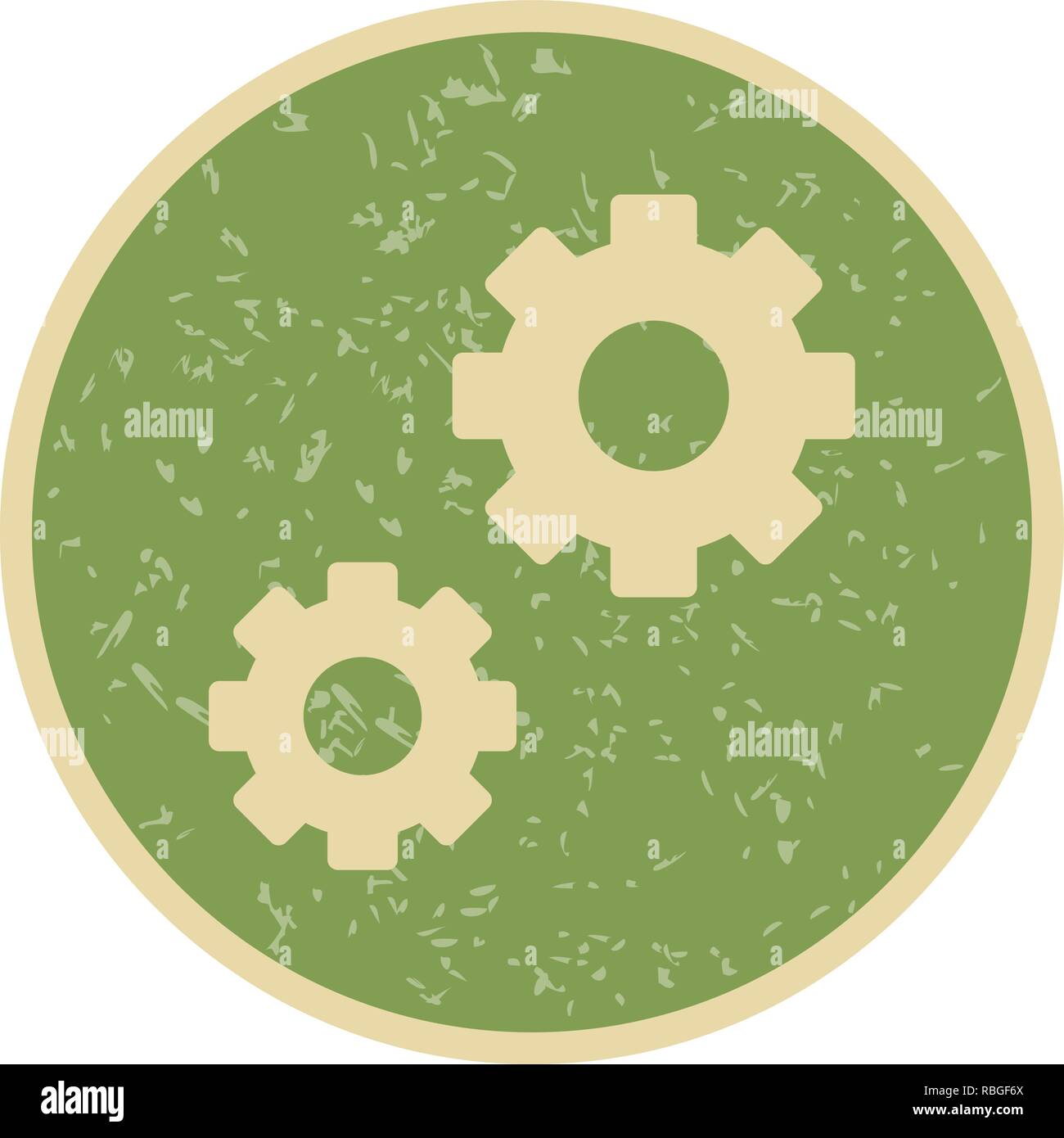 Vector Settings Icon Stock Vector
