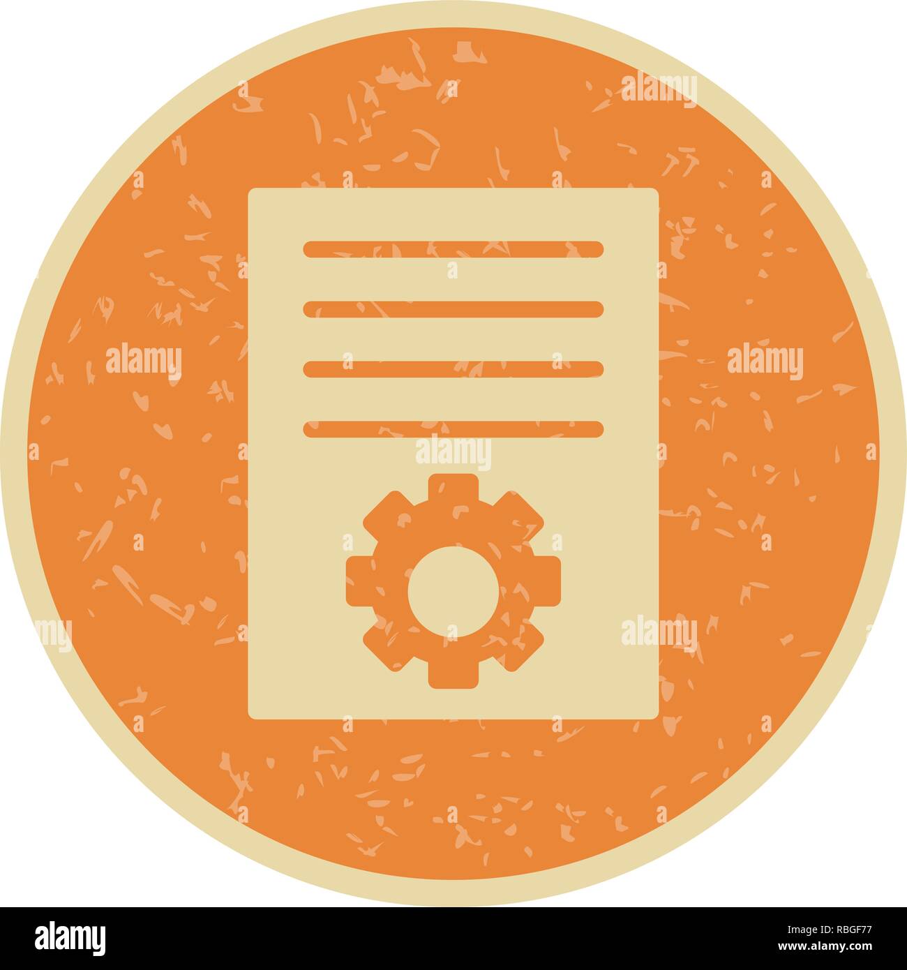 Vector Article Marketing Icon Stock Vector
