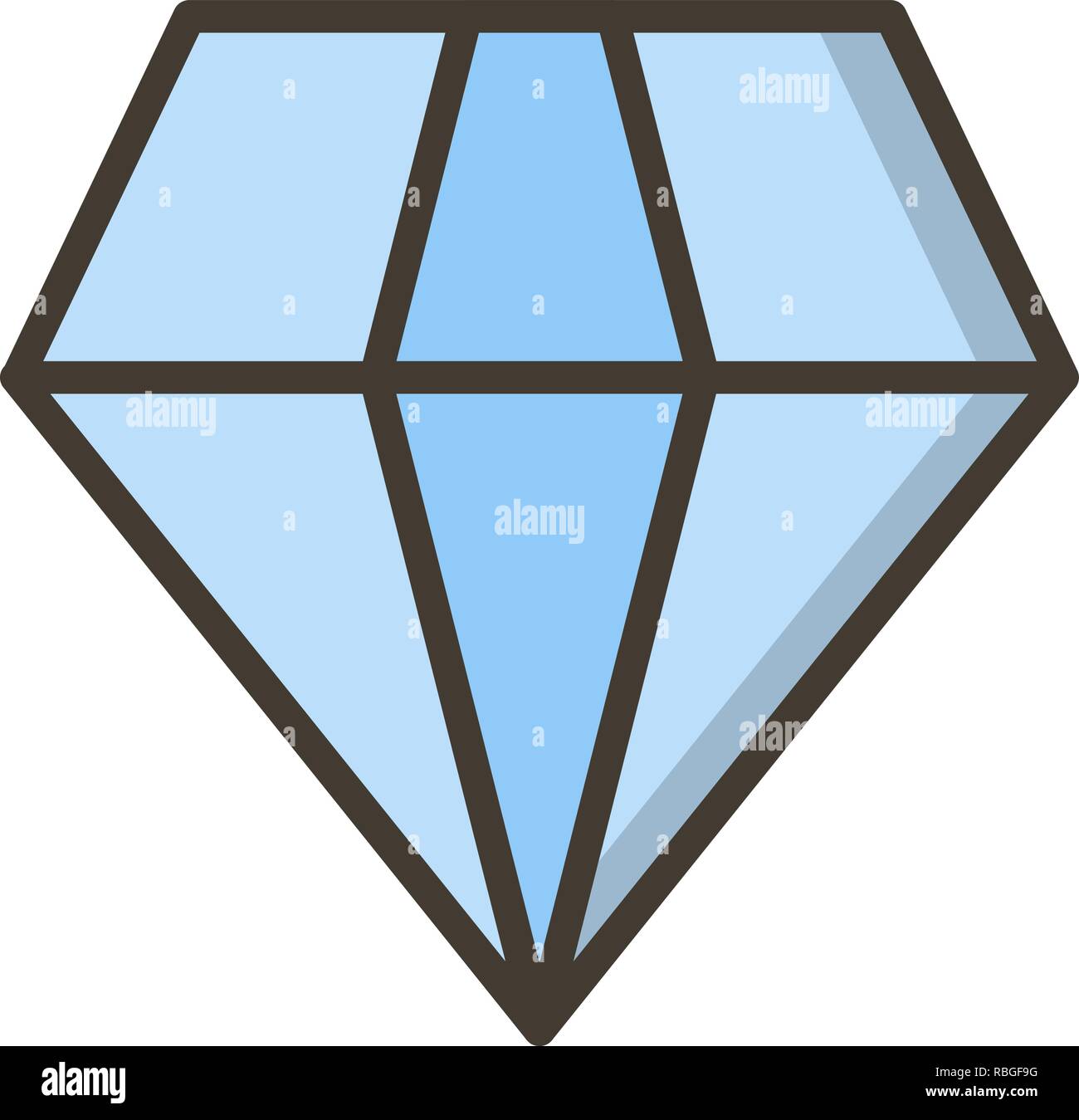 Vector Diamond Icon Stock Vector Image & Art - Alamy