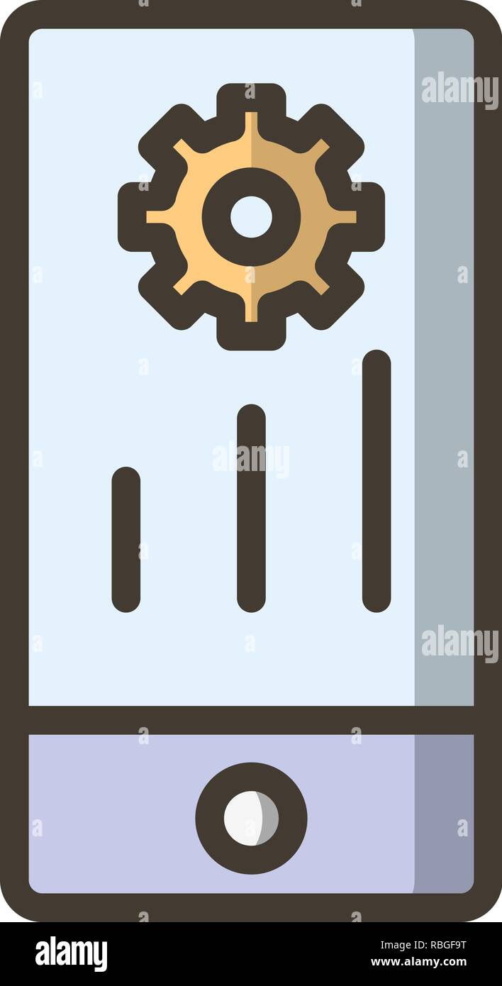 Vector Mobile Marketing Icon Stock Vector
