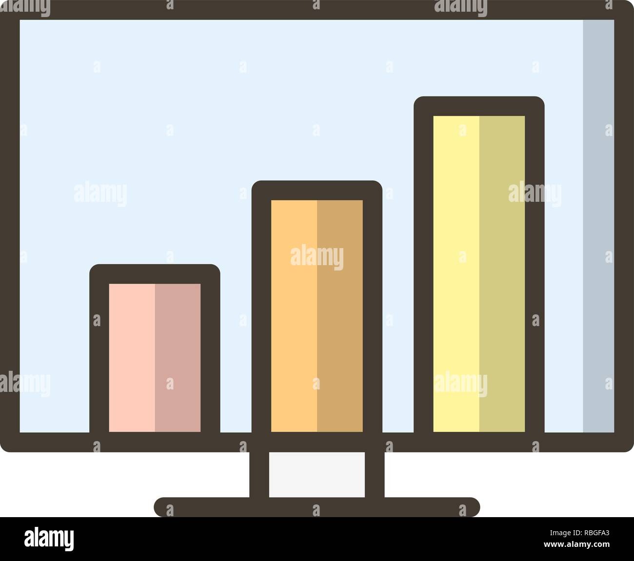 Vector Stats Icon Stock Vector Image & Art - Alamy