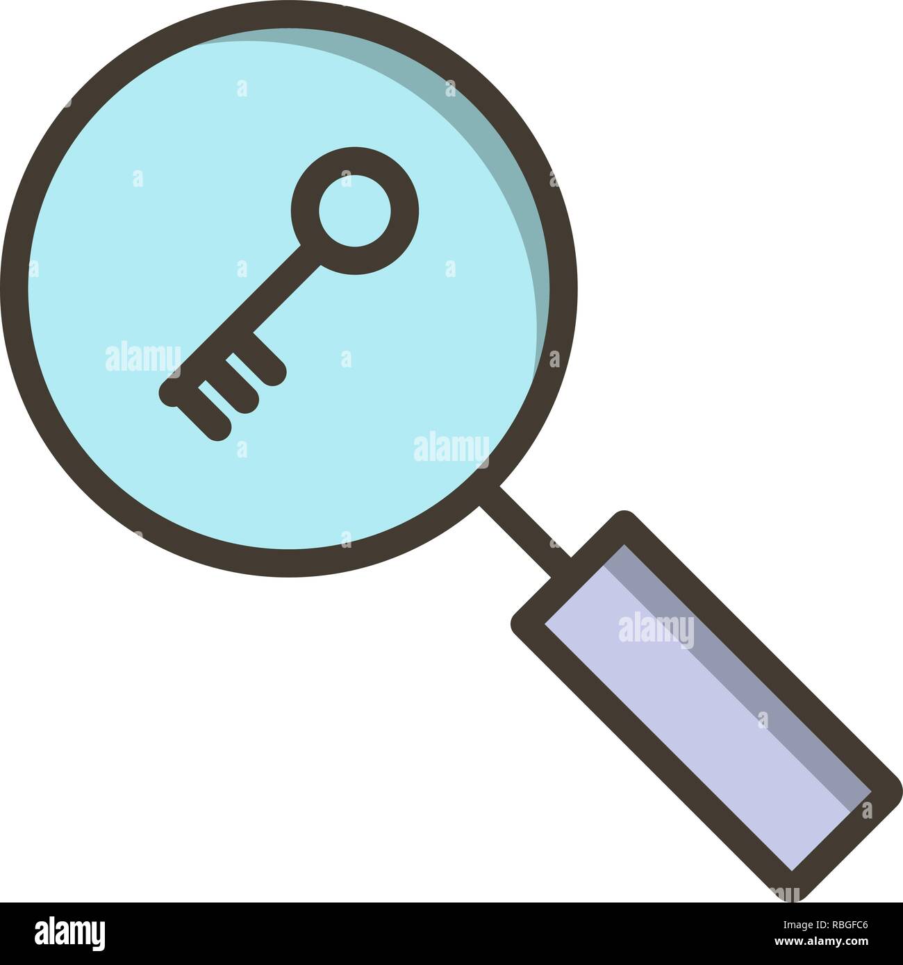 Vector Keyword Search Icon Stock Vector Image & Art - Alamy