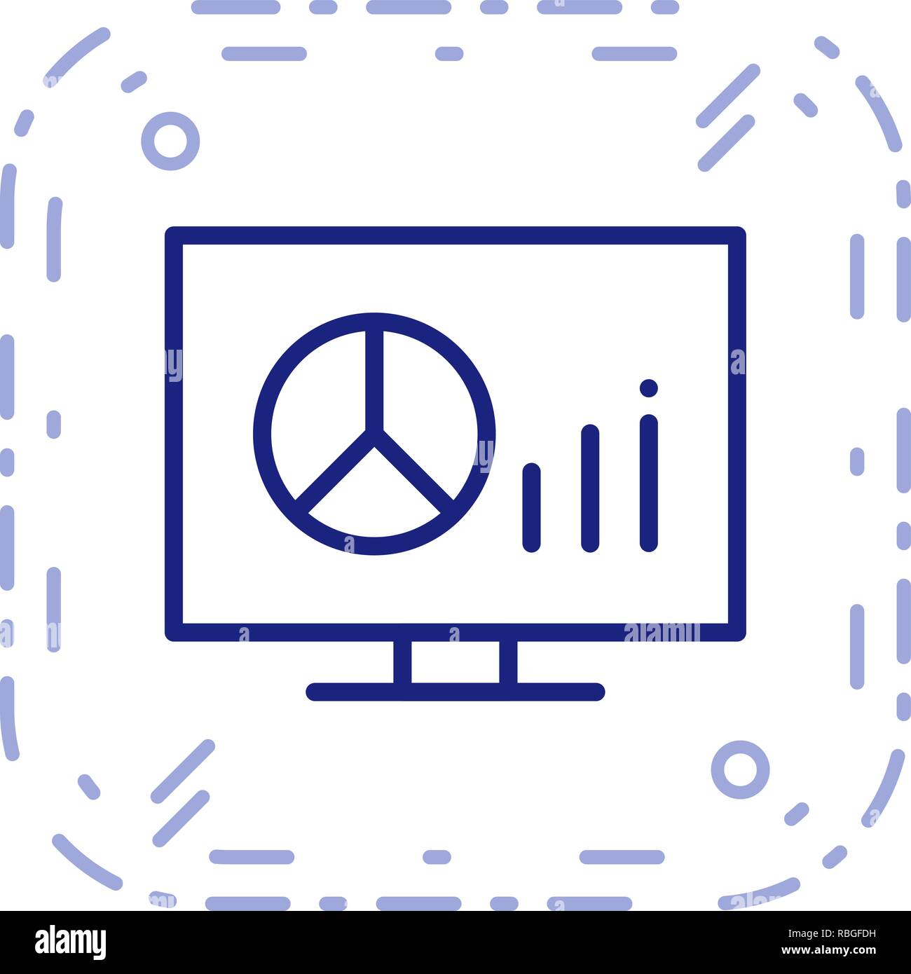 Vector Graphs Icon Stock Vector