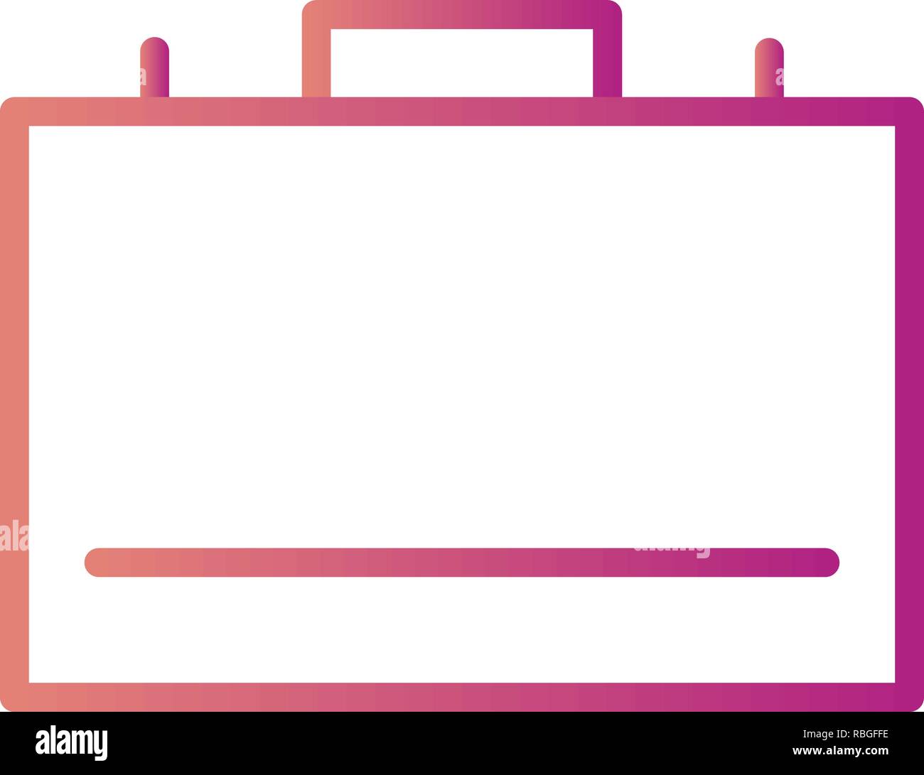 Vector Briefcase Icon Stock Vector