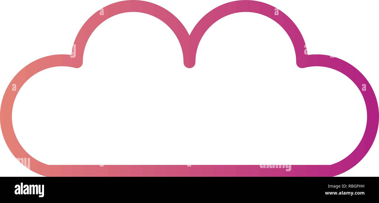 Vector Cloud Icon Stock Vector