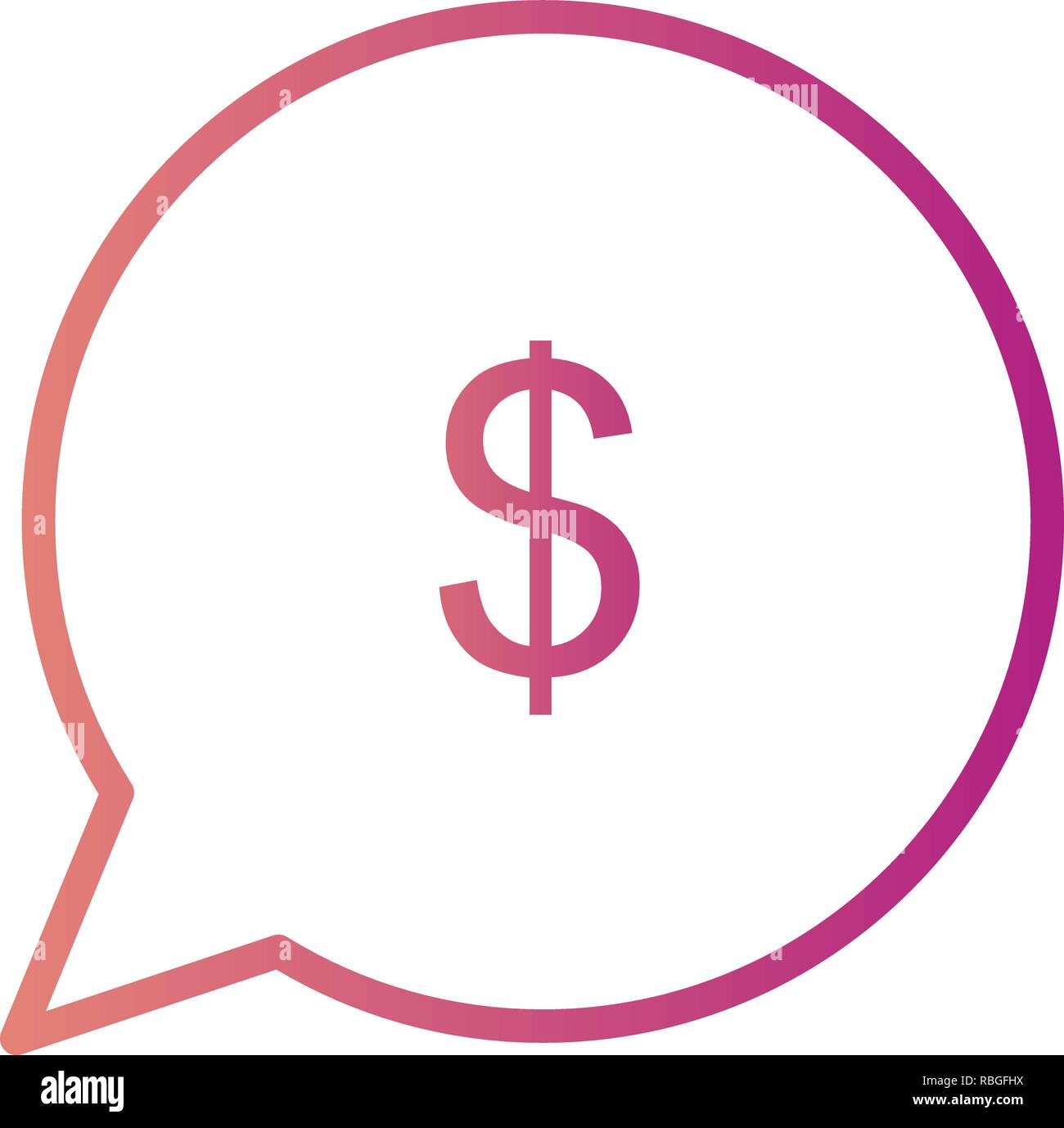 Vector Send Money Icon Stock Vector