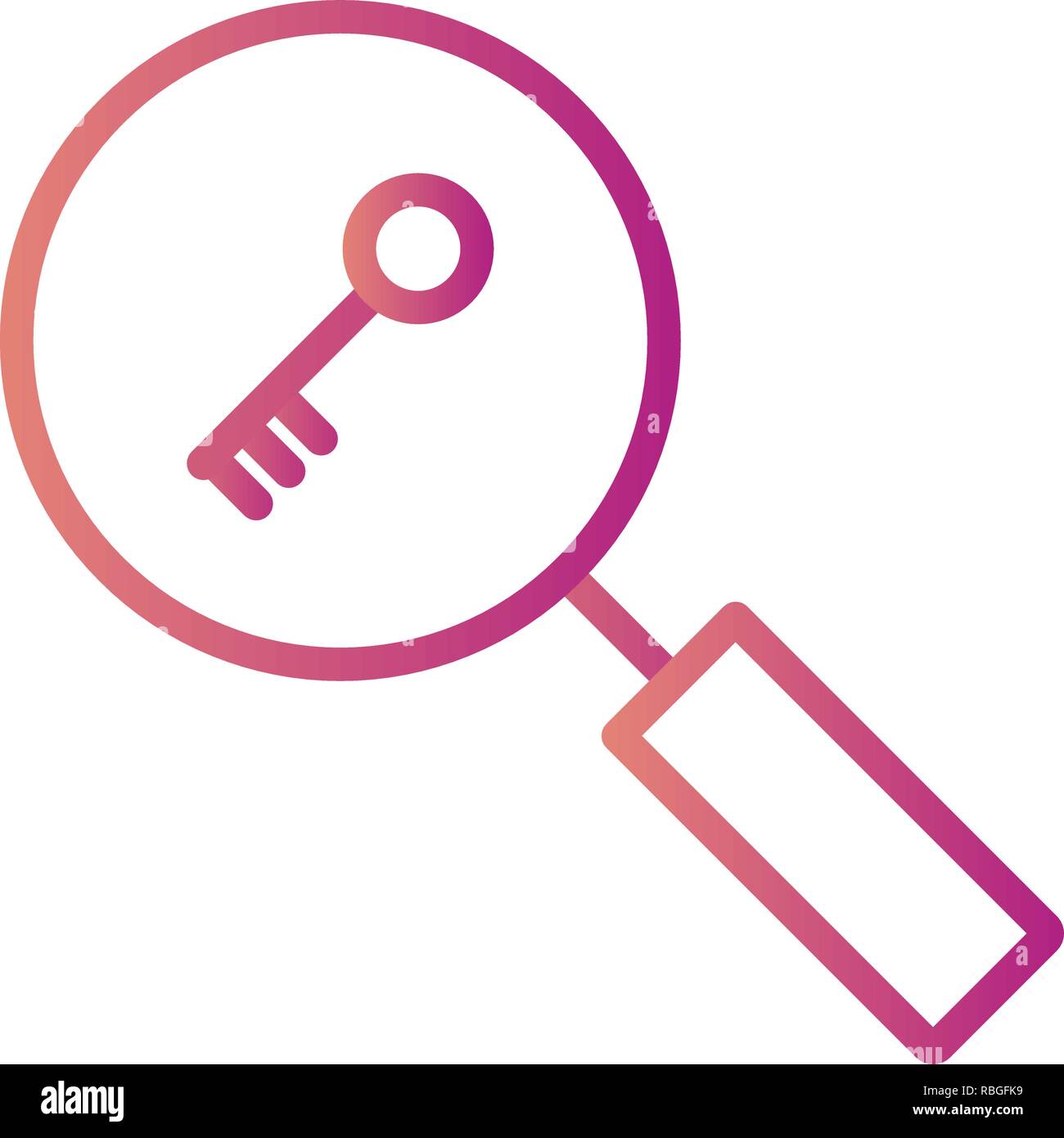 Vector Keyword Search Icon Stock Vector Image & Art - Alamy