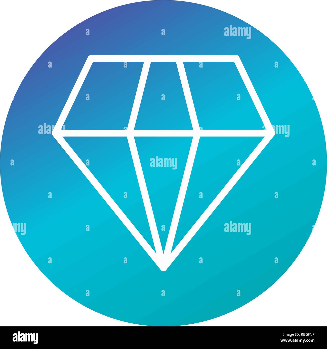 Vector Diamond Icon Stock Vector Image & Art - Alamy