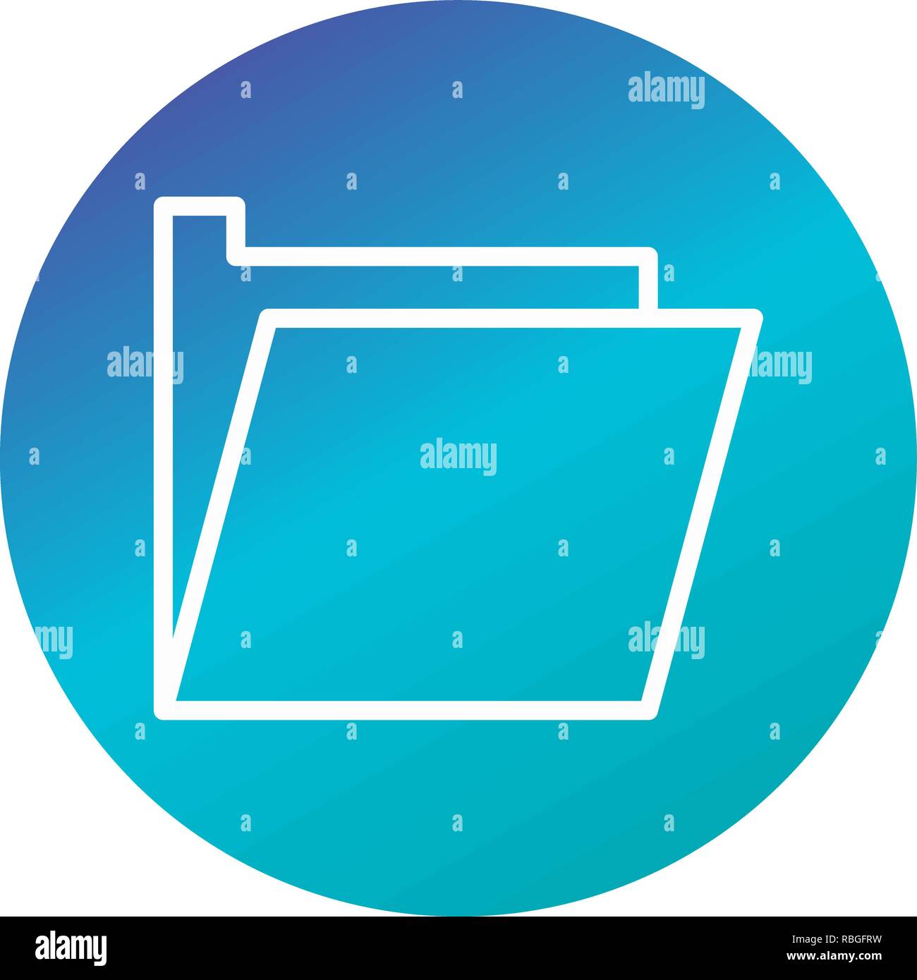Vector Folder Icon Stock Vector Image & Art - Alamy