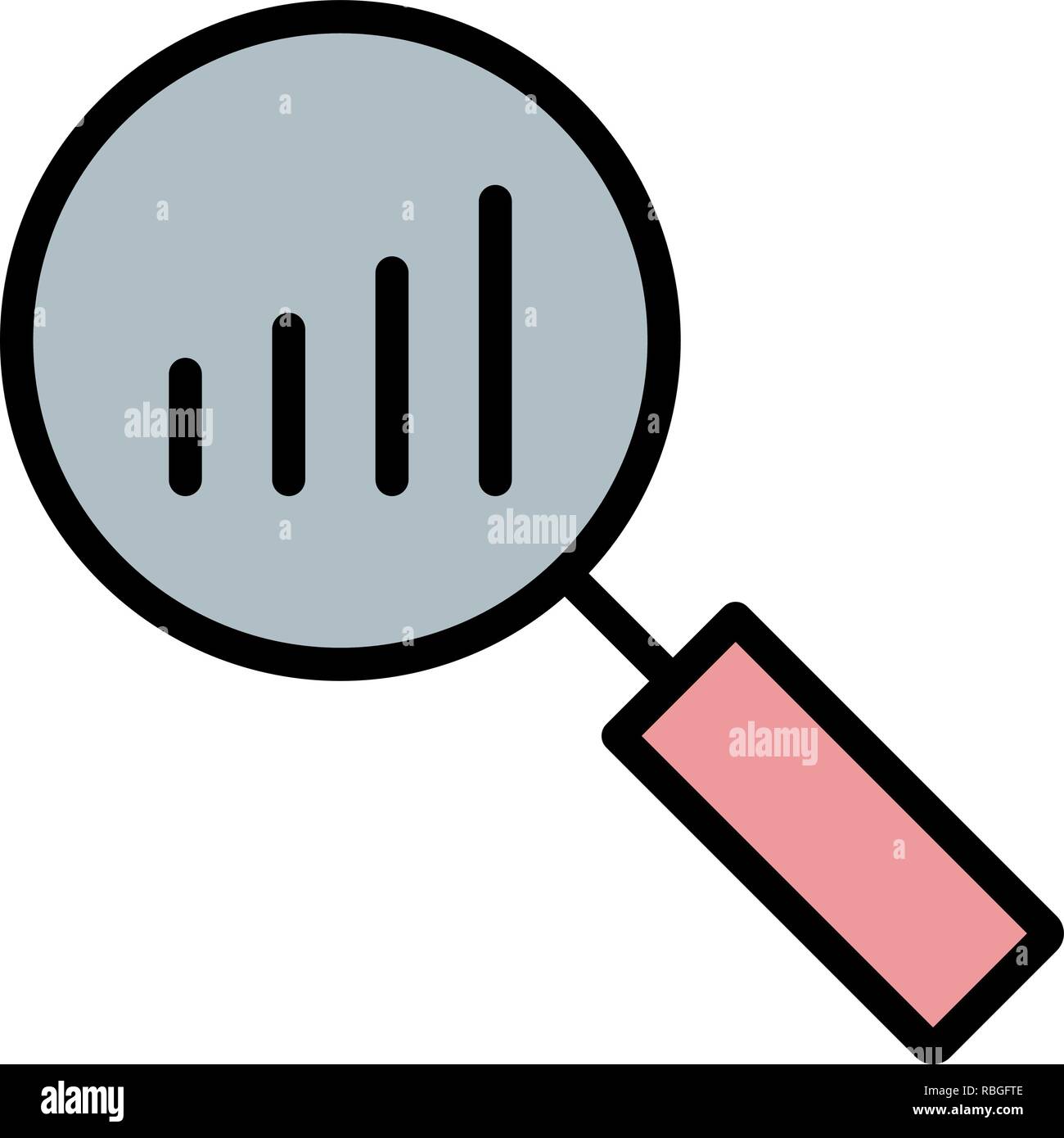 Vector Analysis Icon Stock Vector