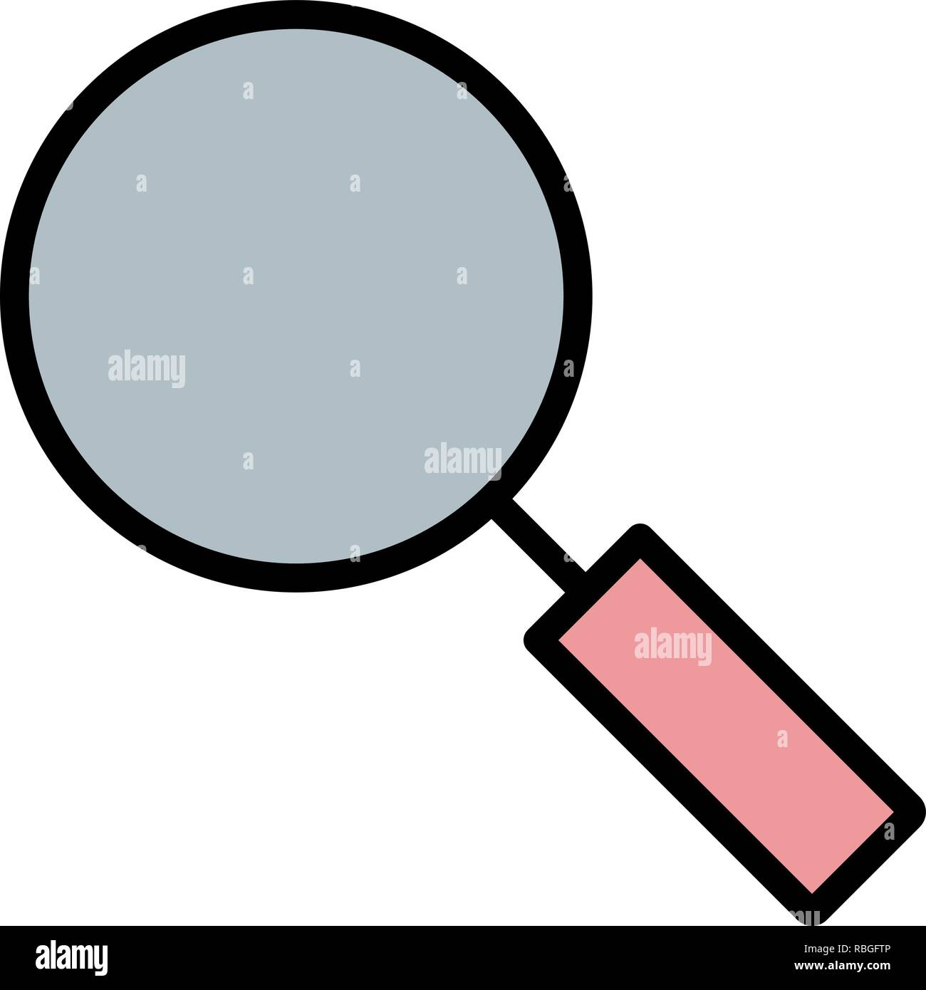 Vector Search Icon Stock Vector