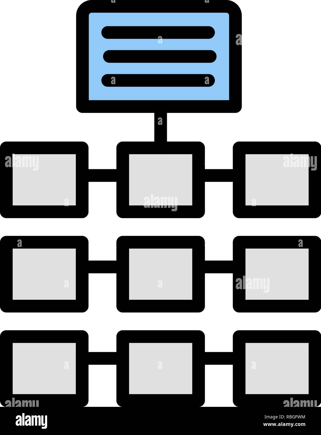 Outline network Stock Vector Images - Alamy