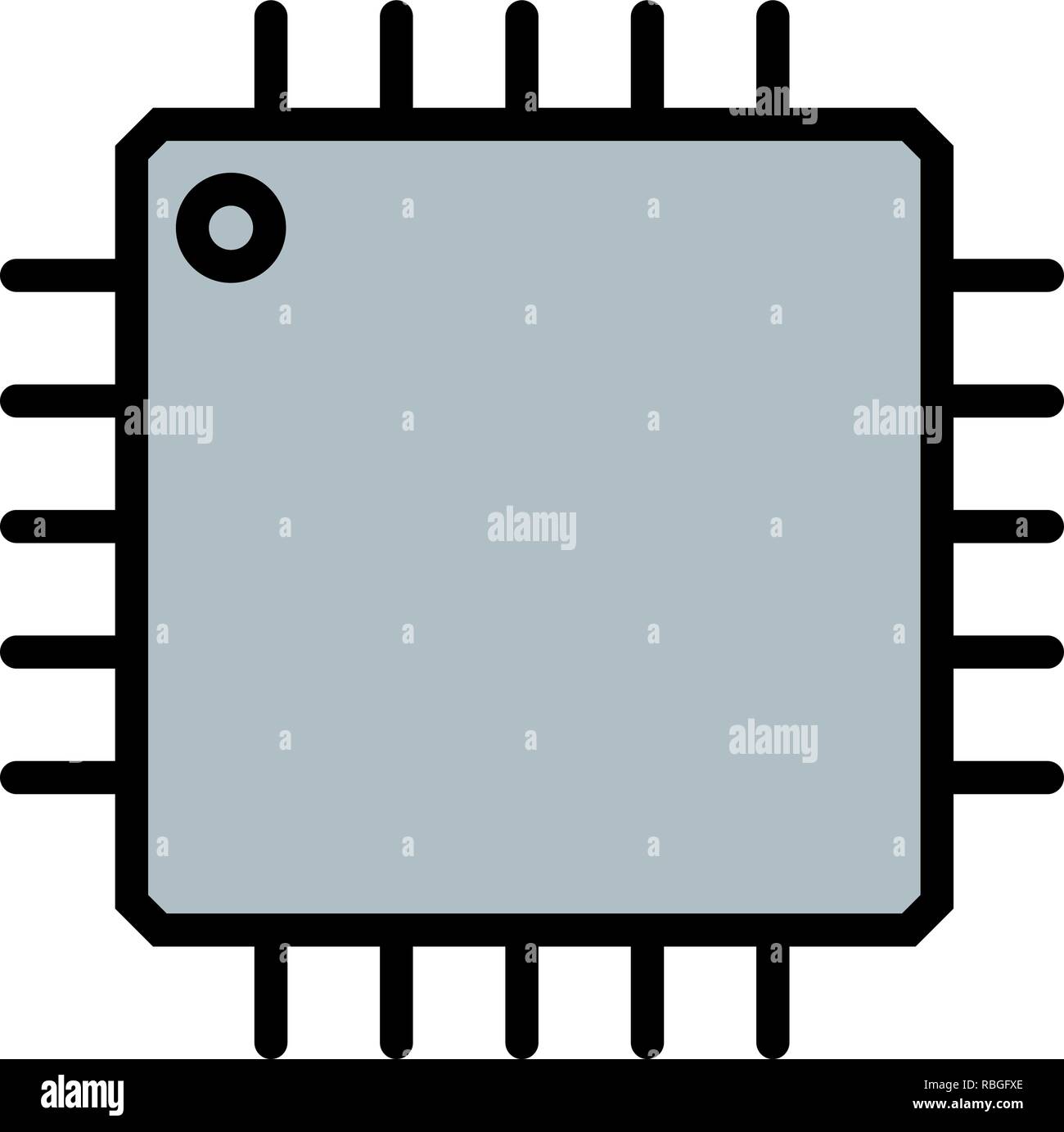 Vector Processor Icon Stock Vector Image & Art - Alamy