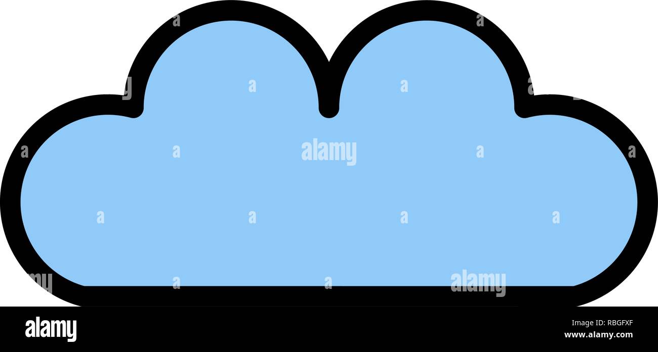 Vector Cloud Icon Stock Vector Image & Art - Alamy