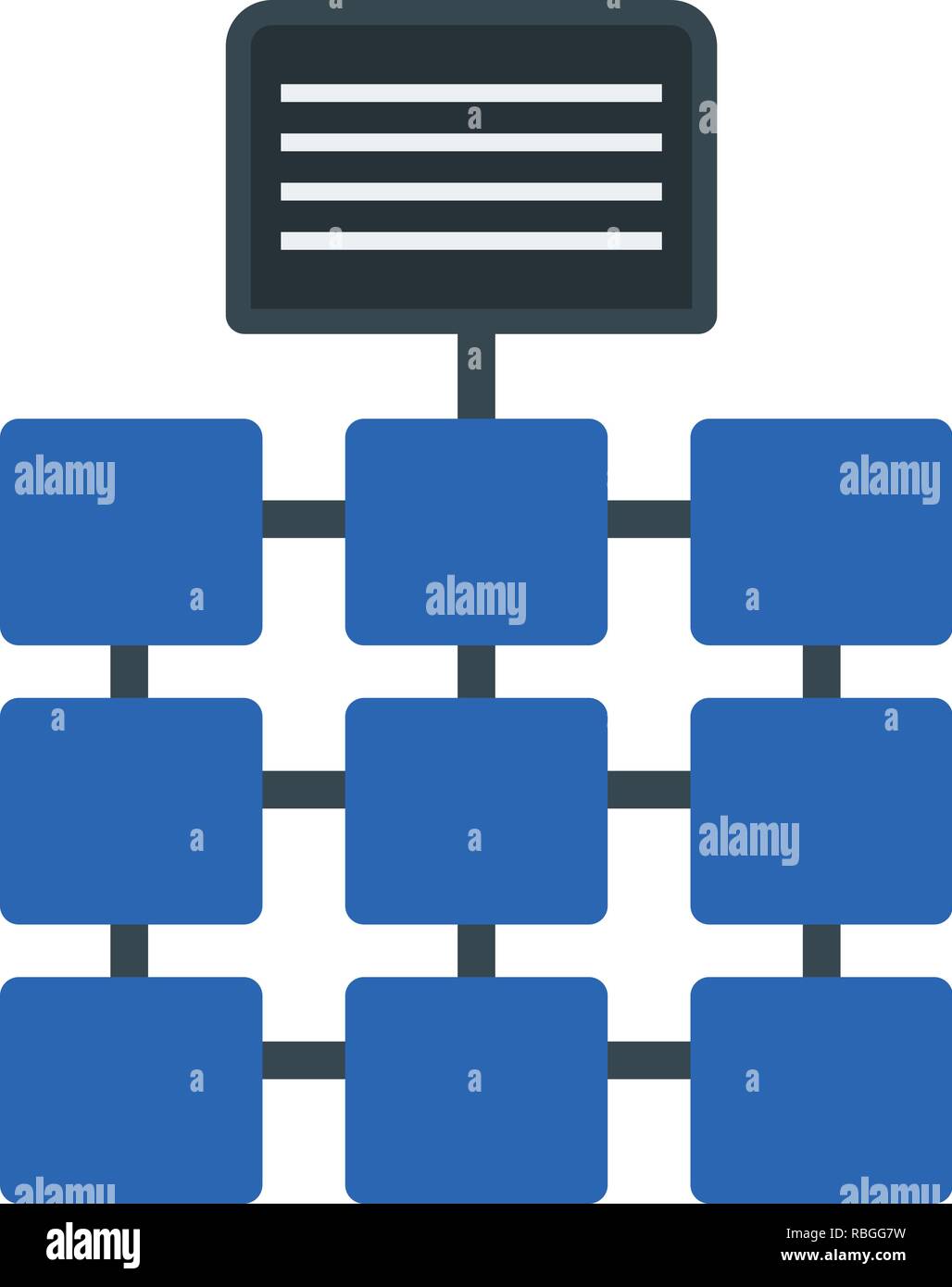 Vector Network Icon Stock Vector
