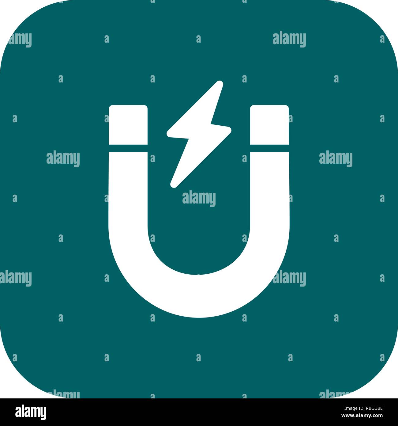 Vector Magnet Icon Stock Vector