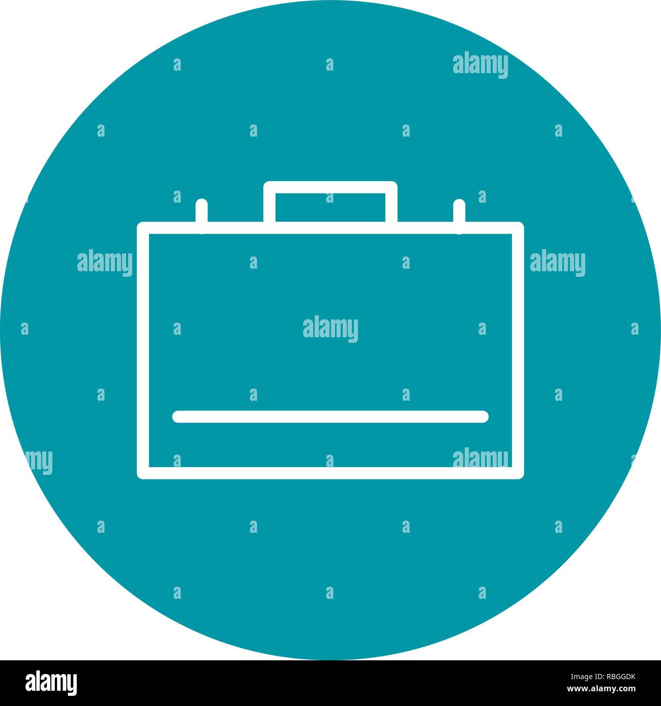 Vector Briefcase Icon Stock Vector
