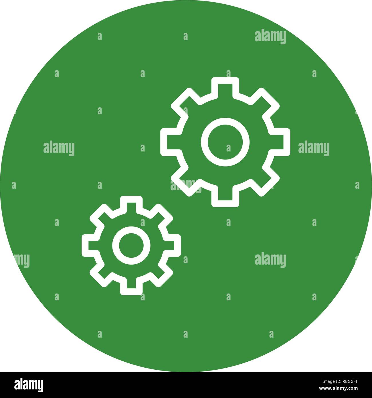Vector Settings Icon Stock Vector Image & Art - Alamy