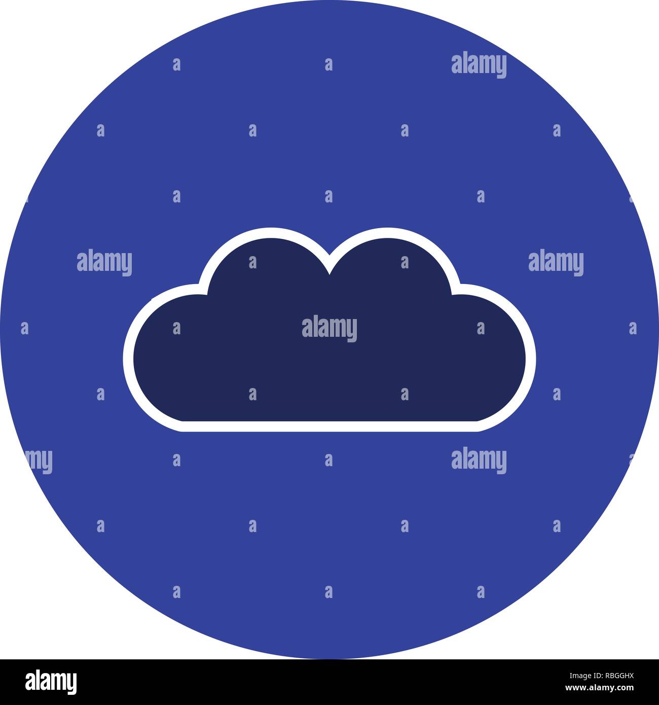 Vector Cloud Icon Stock Vector Image & Art - Alamy