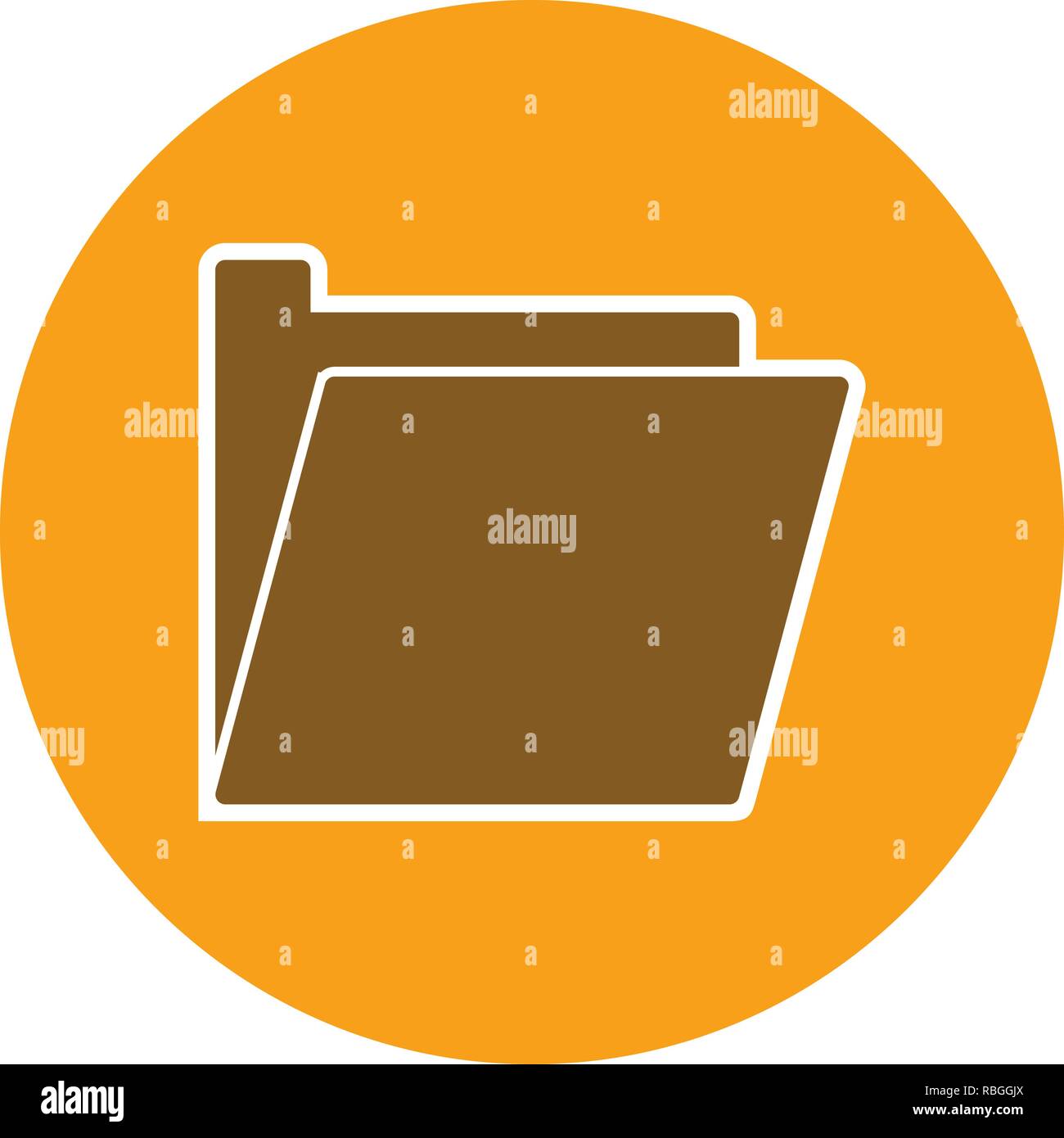 Vector Folder Icon Stock Vector Image & Art - Alamy