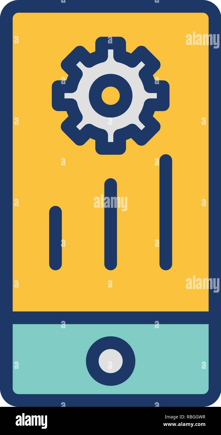 Vector Mobile Marketing Icon Stock Vector