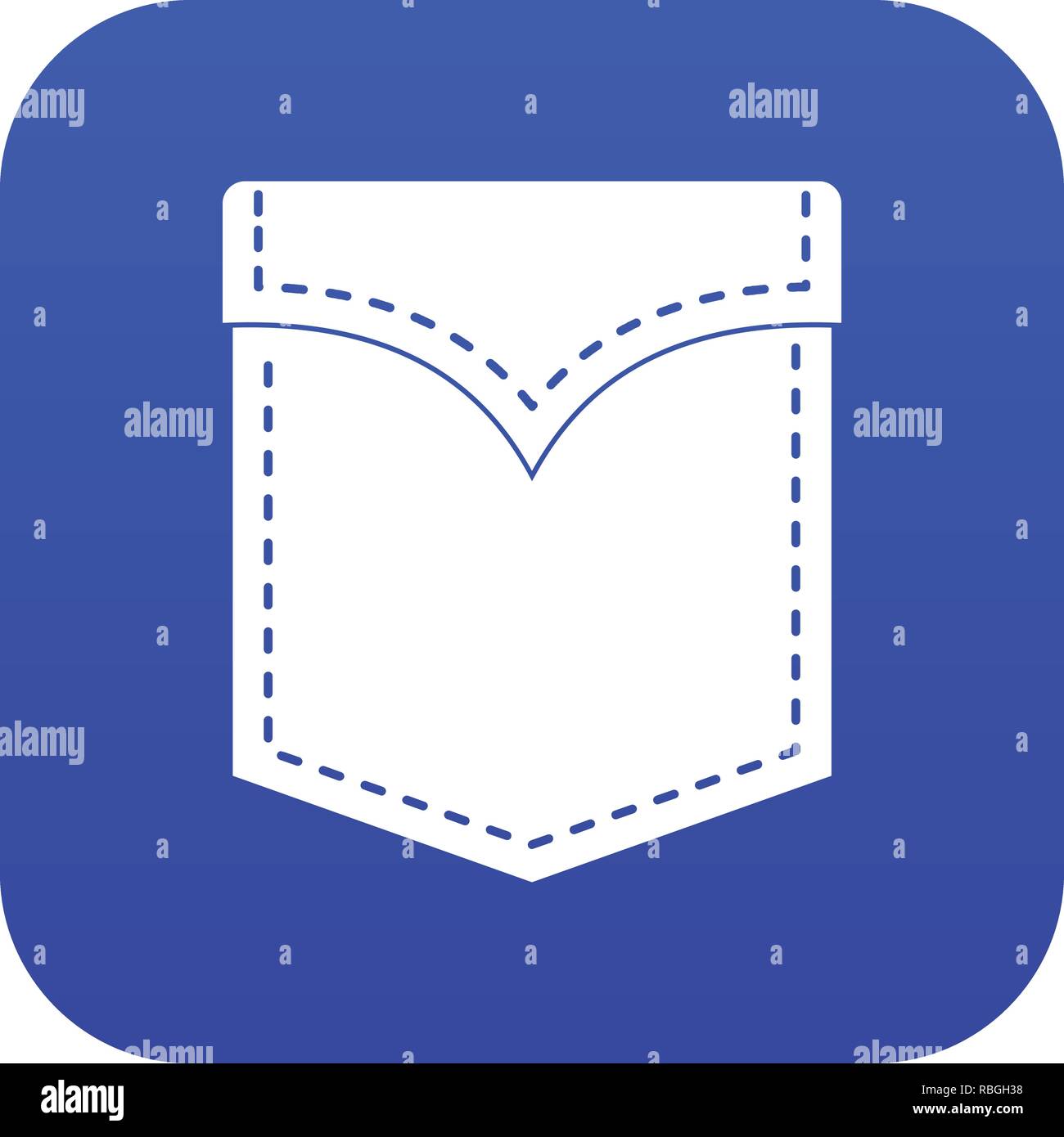 Black valve pocket icon digital blue Stock Vector Image & Art - Alamy