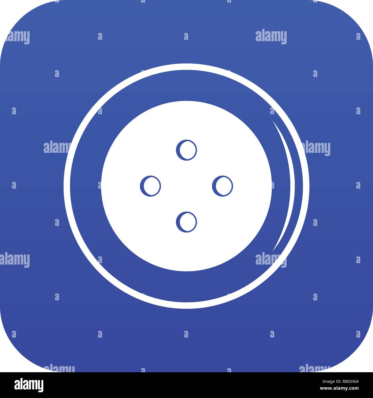 Button for clothing icon digital blue Stock Vector Image & Art - Alamy