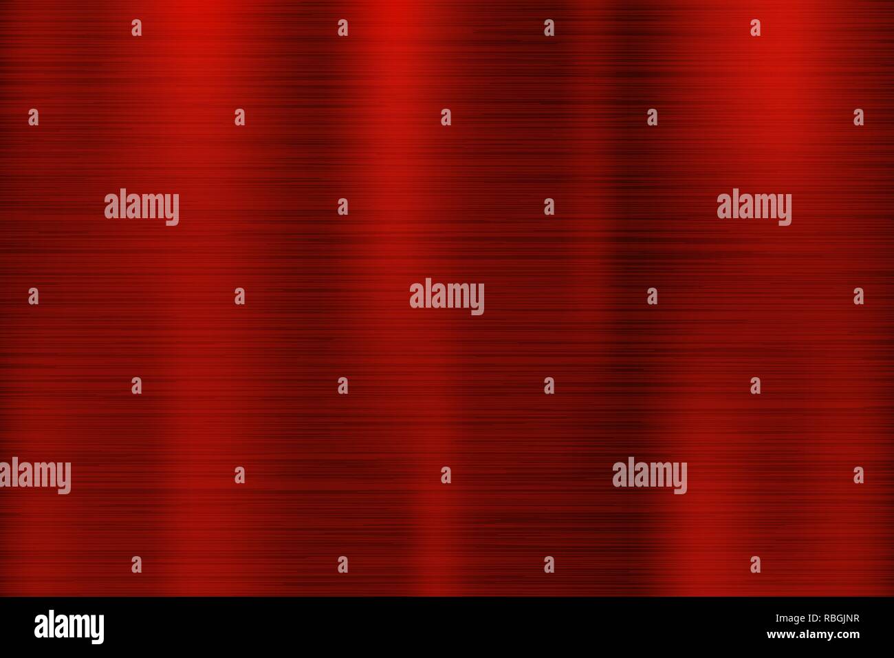 Red metal texture. Scratched shiny 3d surface Stock Vector