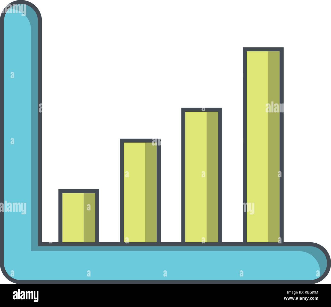 Vector Statistics Icon Stock Vector